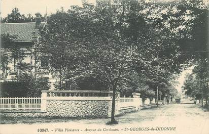 CPA FRANCE 17 "Saint Georges de Didonne, avenue du Cordouan"