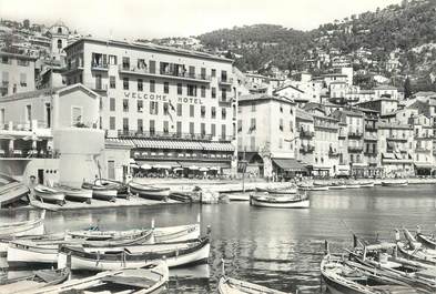 CPSM FRANCE 83 "Villefranche sur mer, le petit port, Hotel Welcome"