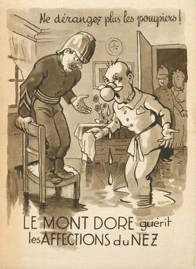 / CPSM FRANCE 63 "Le Mont Doré, cure thermale des voies respiratoires"