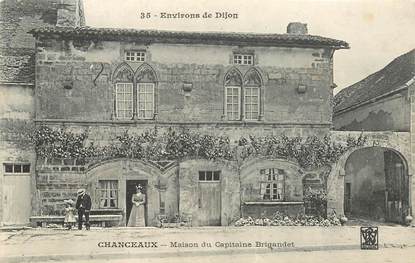 CPA FRANCE 21 "Chanceaux, maison du capitaine Brigandet"