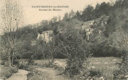 CPA FRANCE 21 "Saint Broing les Moines, Roches du Mioduc"