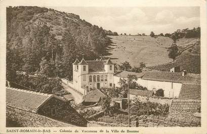 CPA FRANCE 21 "Saint Romain le Bas, colonie de vacances de la ville de Beaume"