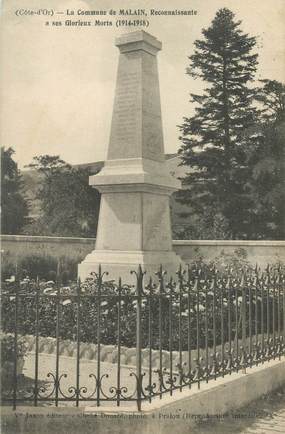 CPA FRANCE 21 "Malain, le monument aux morts"