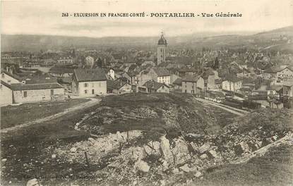 CPA FRANCE 25 "Pontarlier, vue générale"