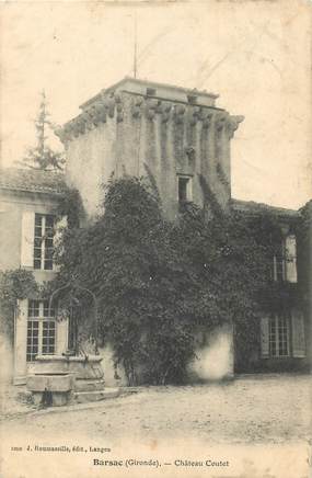 CPA FRANCE 33 "Barsac, le chateau Coutet"