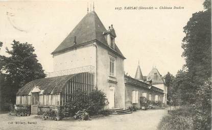 CPA FRANCE 33 "Barsac, le chateau Dudon"