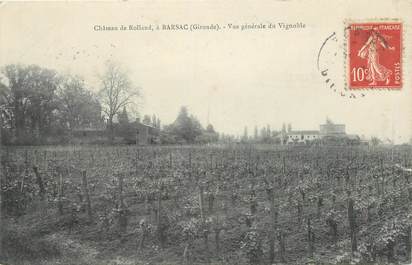 CPA FRANCE 33 "Barsac, chateau de Rolland, les vignobles"