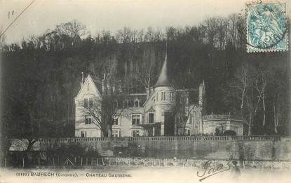CPA FRANCE 33 "Baurech, Chateau Gaussens"