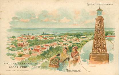 CPA FRANCE 33 "Arcachon" CARTE TRANSPARENTE