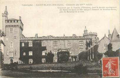 CPA FRANCE 32 "Chateau de Saint Blancard"