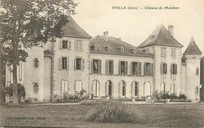 CPA FRANCE 32 "Riscle, chateau de Montfort"