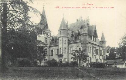 CPA FRANCE 32 "Env. de Montesquiou, chateau de Haget"