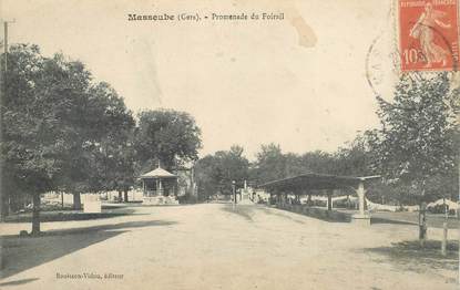 CPA FRANCE 32 "Masseube, Promenade du Foirail"