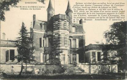 CPA FRANCE 32 "Castelnau Darbieu, Chateau de Quinsac"