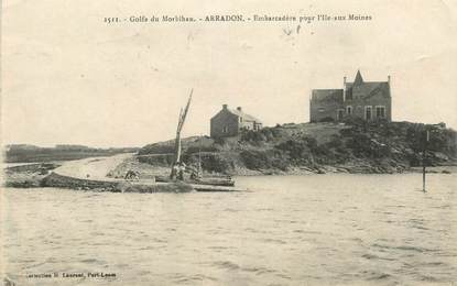 CPA FRANCE 56 "Arradon, embarcadère pour l'Ile aux Moines"