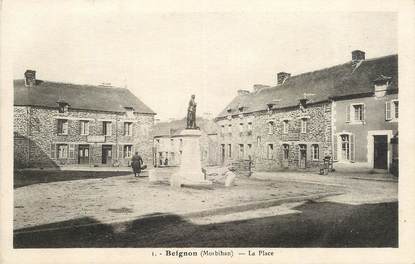 CPA FRANCE 56 "Beignon, la place"