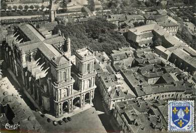 CPSM FRANCE 32 "Auch, vue aérienne de la Basilique"