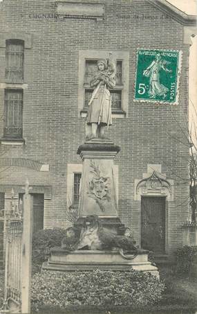 CPA FRANCE 31 "Cugnaux, statue de Jeanne d'Arc"