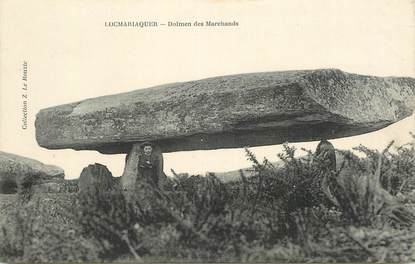 CPA FRANCE 56 "Locmariquer, dolmen des Marchands"