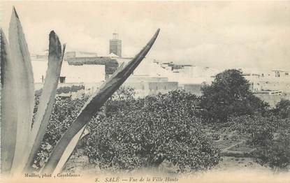 CPA MAROC "Salé, vue de la ville haute"