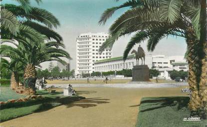 CPSM MAROC "Casablanca, place Lyautey"