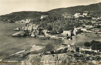 CPSM ESPAGNE "Playa de Cala malor"