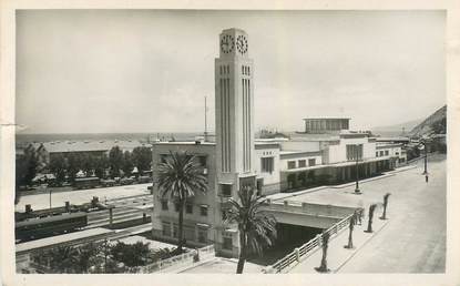 CPSM ALGERIE "Philippeville, la gare"