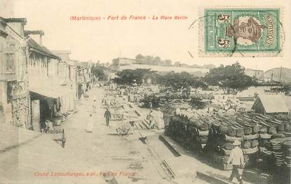 CPA MARTINIQUE "Fort de France, la Place Bertin"