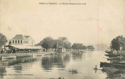 CPA MARTINIQUE "Fort de France, la Rivière Madame"