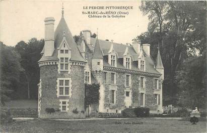 CPA FRANCE 61 "Saint Marc de Réno, Chateau de la Gohyère"