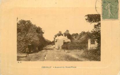 CPA FRANCE 94 "Champigny Coeuilly, avenue du Rond Point"
