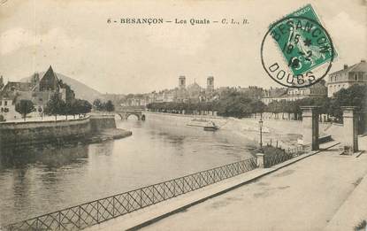 CPA FRANCE 25 "Besançon, les quais"