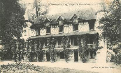 CPA FRANCE 77 "Rozoy en Brie, Chateau de Blandureau"