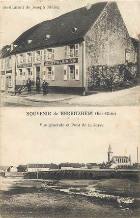 CPA FRANCE 67 "Souvenir de Herbitzheim"