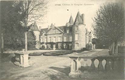 CPA FRANCE 29 "Chateau de Kergrist"