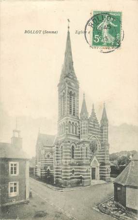 CPA FRANCE 80 "Rollot, Eglise"