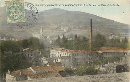 CPA FRANCE 07 "Saint Marcel les Annonay, vue générale"