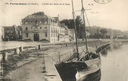 CPA FRANCE 22 "Perros Guirec, Hotel des Bains"