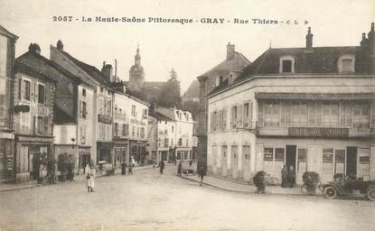 CPA FRANCE 70 "Gray, rue Thiers"