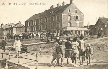 / CPA FRANCE 14 "Luc sur Mer, hôtel Beau rivage"