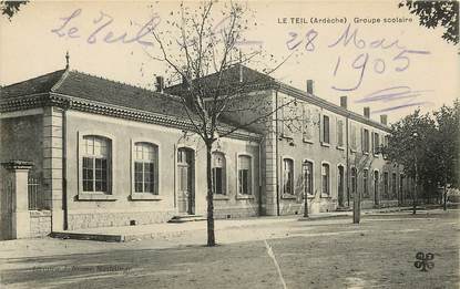 CPA FRANCE 07 "Le Teil, groupe scolaire"