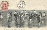 14 Calvado / CPA FRANCE 14 "Luc sur Mer, enfants sur la plage"