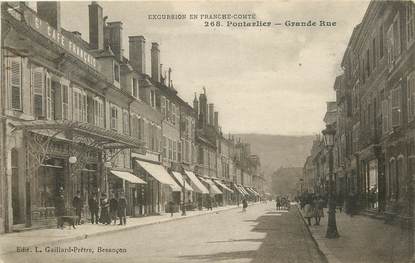 CPA FRANCE 25 "Pontarlier, grande rue"