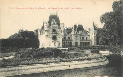 CPA FRANCE 49 "Env. de Saumur, Chateau de Salvert par Neuillé"