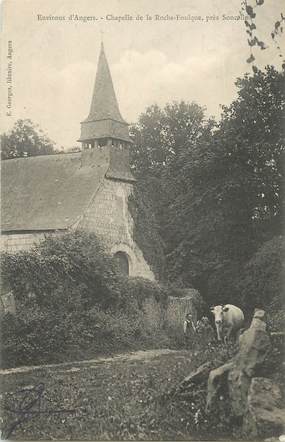 CPA FRANCE 49 "Env. d'Angers, Chapelle de la Roche Foulque"