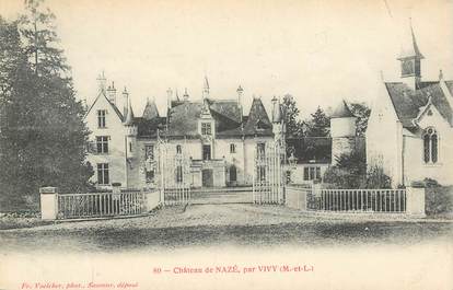 CPA FRANCE 49 "Chateau de Nazé par Vivy"