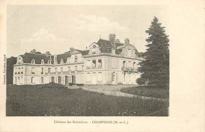 CPA FRANCE 49 "Champigné, Chateau des Briottières"