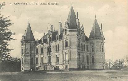 CPA FRANCE 49 "Chaumont, Chateau de Rouvoltz"