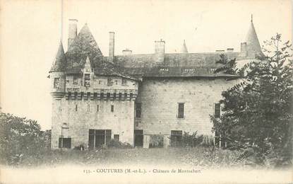 CPA FRANCE 49 "Coutures, Chateau de Montsabert"