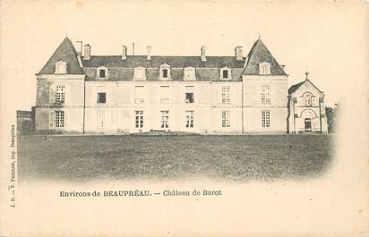 CPA FRANCE 49 "Env. de Beaupréau, Chateau de Barot"